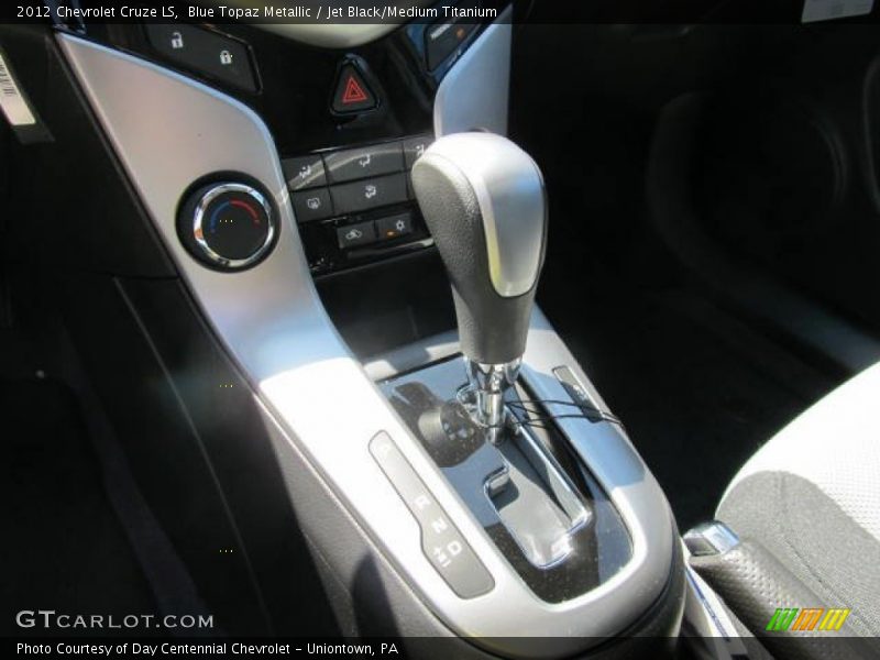 Blue Topaz Metallic / Jet Black/Medium Titanium 2012 Chevrolet Cruze LS