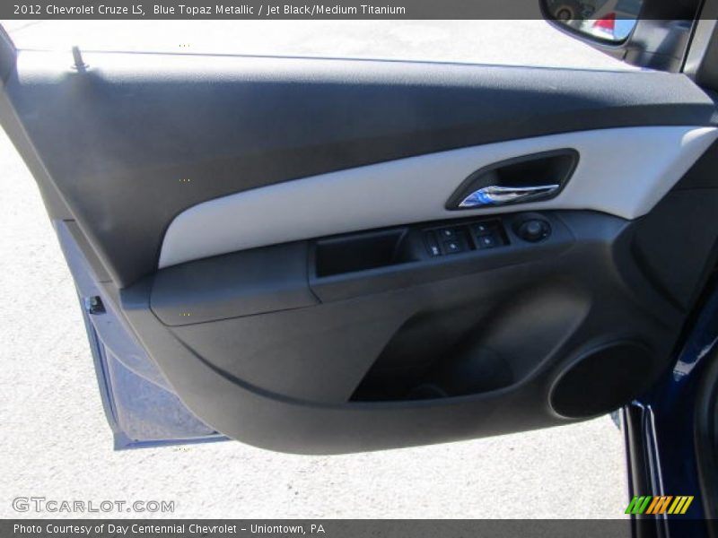 Blue Topaz Metallic / Jet Black/Medium Titanium 2012 Chevrolet Cruze LS
