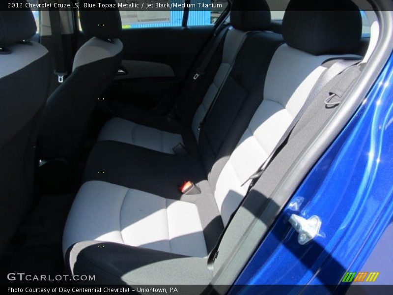 Blue Topaz Metallic / Jet Black/Medium Titanium 2012 Chevrolet Cruze LS