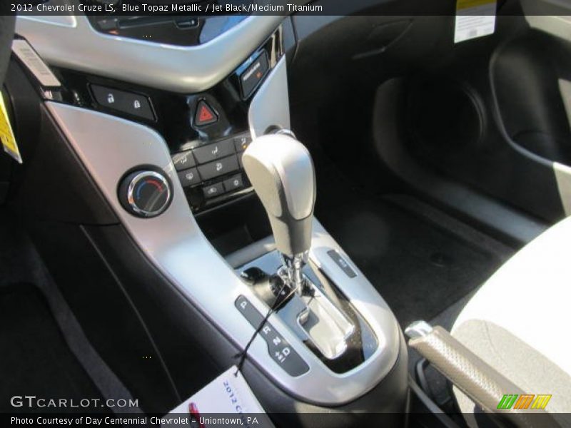 Blue Topaz Metallic / Jet Black/Medium Titanium 2012 Chevrolet Cruze LS