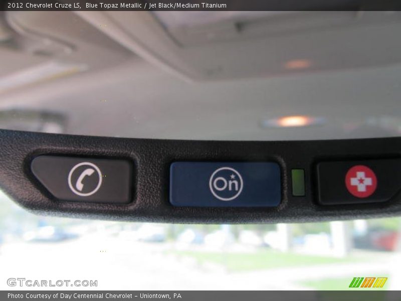 Blue Topaz Metallic / Jet Black/Medium Titanium 2012 Chevrolet Cruze LS