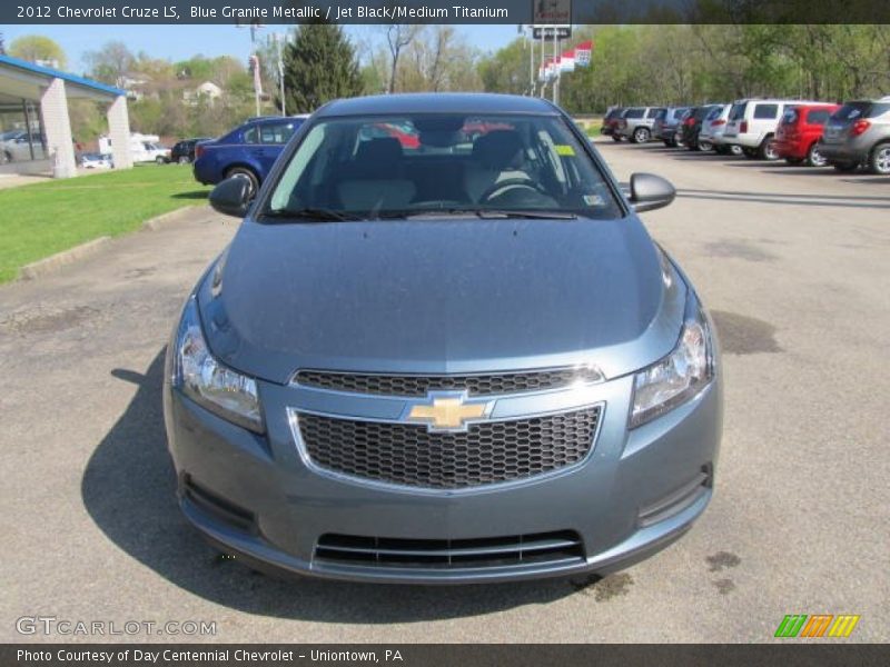 Blue Granite Metallic / Jet Black/Medium Titanium 2012 Chevrolet Cruze LS