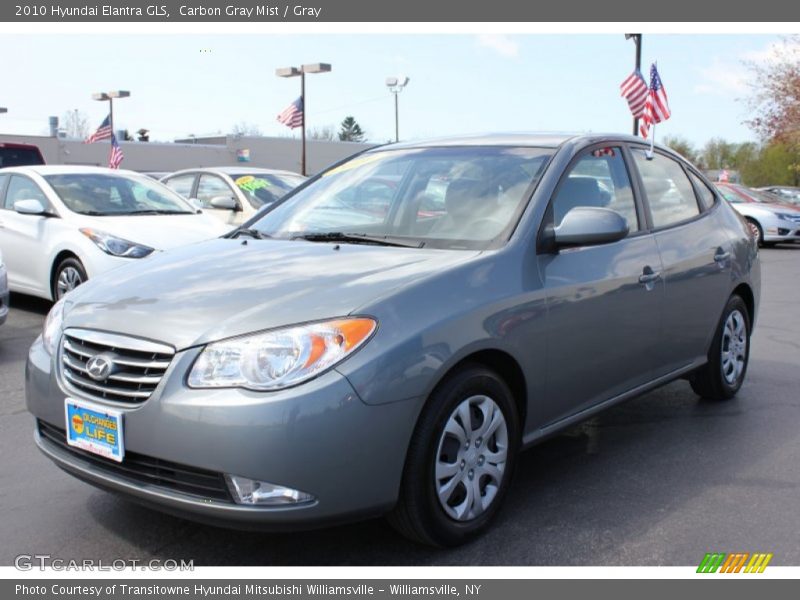Carbon Gray Mist / Gray 2010 Hyundai Elantra GLS