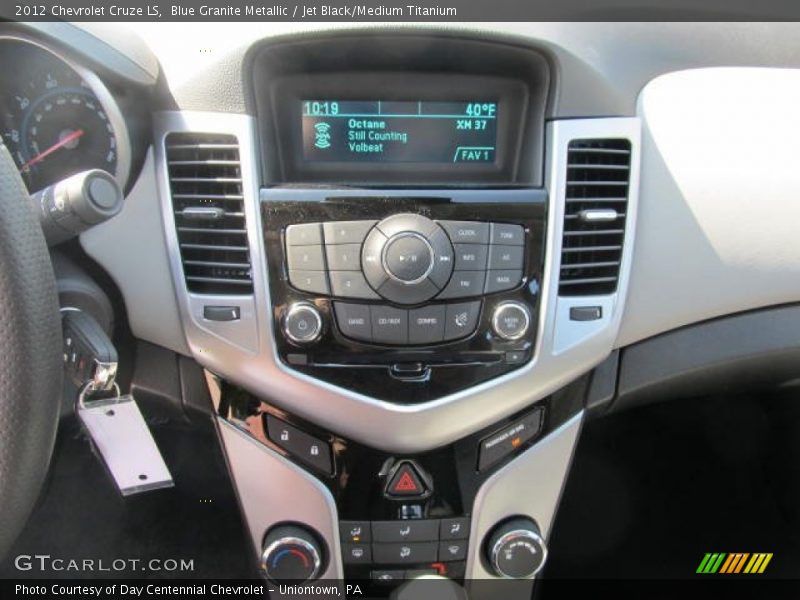 Blue Granite Metallic / Jet Black/Medium Titanium 2012 Chevrolet Cruze LS