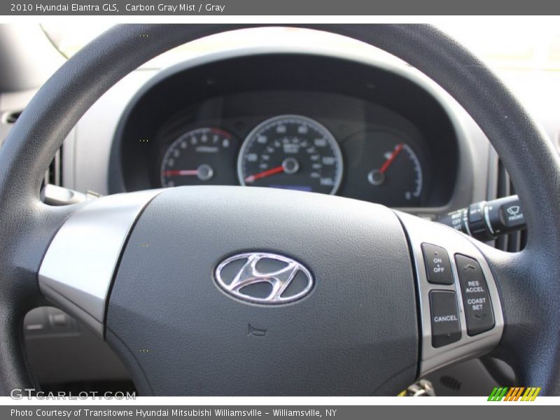 Carbon Gray Mist / Gray 2010 Hyundai Elantra GLS