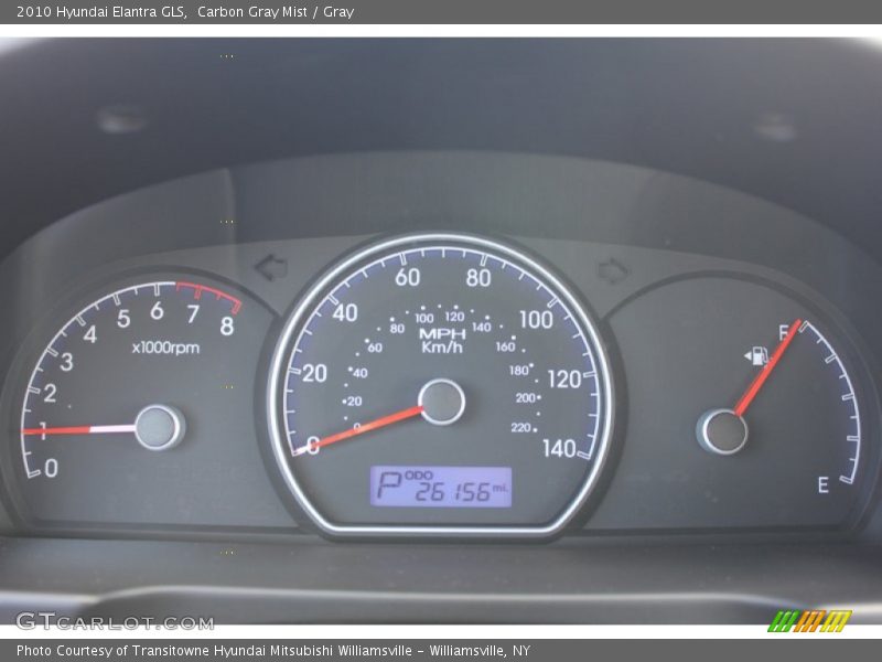 Carbon Gray Mist / Gray 2010 Hyundai Elantra GLS