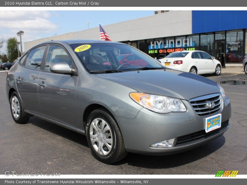 Carbon Gray Mist / Gray 2010 Hyundai Elantra GLS