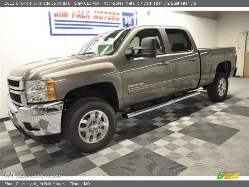 Mocha Steel Metallic / Dark Titanium/Light Titanium 2012 Chevrolet Silverado 3500HD LT Crew Cab 4x4