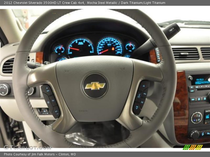 Mocha Steel Metallic / Dark Titanium/Light Titanium 2012 Chevrolet Silverado 3500HD LT Crew Cab 4x4