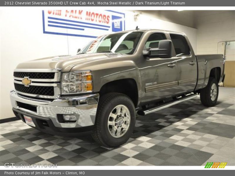 Mocha Steel Metallic / Dark Titanium/Light Titanium 2012 Chevrolet Silverado 3500HD LT Crew Cab 4x4