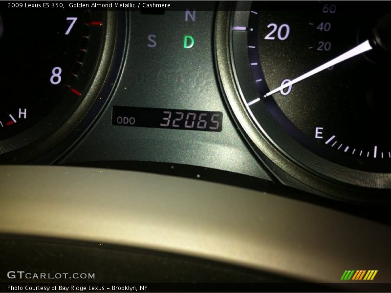 Golden Almond Metallic / Cashmere 2009 Lexus ES 350