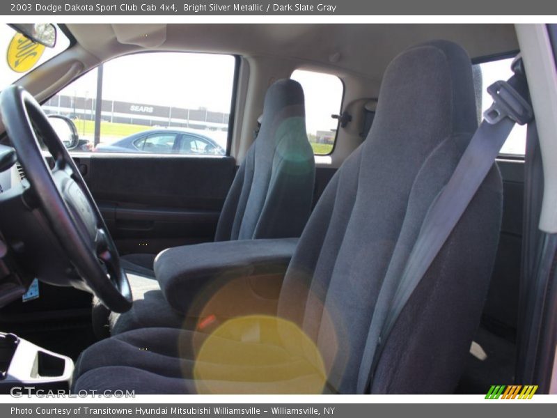 Bright Silver Metallic / Dark Slate Gray 2003 Dodge Dakota Sport Club Cab 4x4