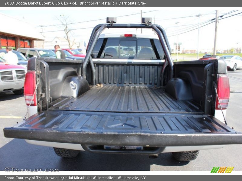 Bright Silver Metallic / Dark Slate Gray 2003 Dodge Dakota Sport Club Cab 4x4