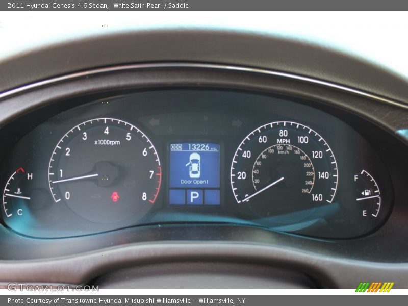 White Satin Pearl / Saddle 2011 Hyundai Genesis 4.6 Sedan