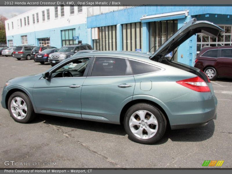 Opal Sage Metallic / Black 2012 Honda Accord Crosstour EX-L 4WD