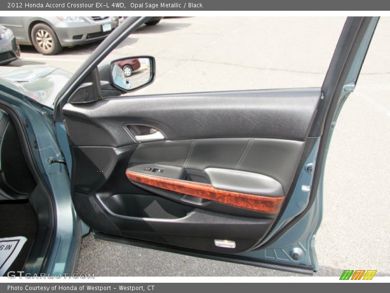 Opal Sage Metallic / Black 2012 Honda Accord Crosstour EX-L 4WD