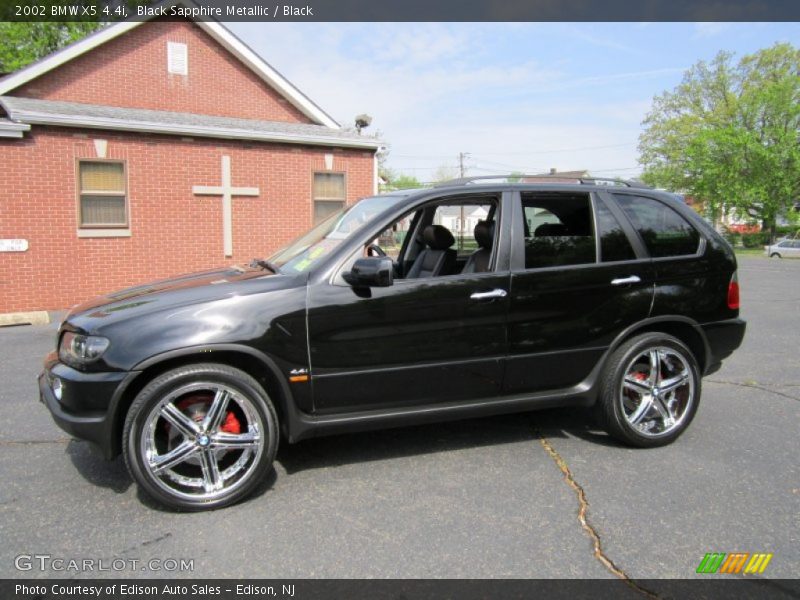 Black Sapphire Metallic / Black 2002 BMW X5 4.4i