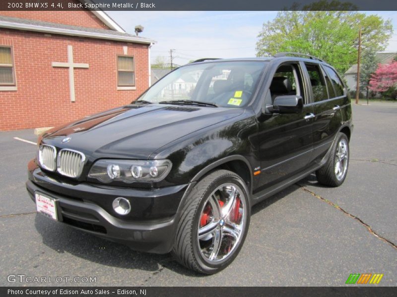 Black Sapphire Metallic / Black 2002 BMW X5 4.4i