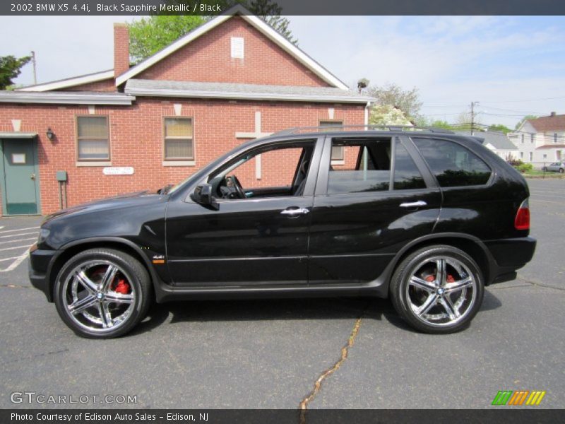 Black Sapphire Metallic / Black 2002 BMW X5 4.4i