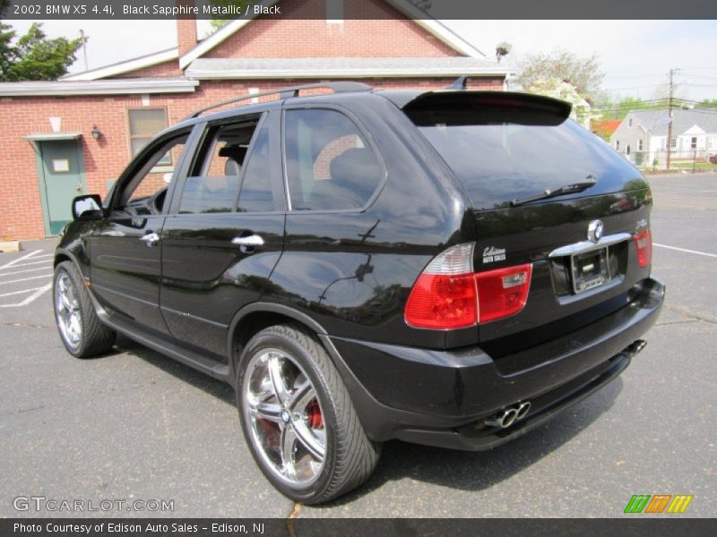 Black Sapphire Metallic / Black 2002 BMW X5 4.4i