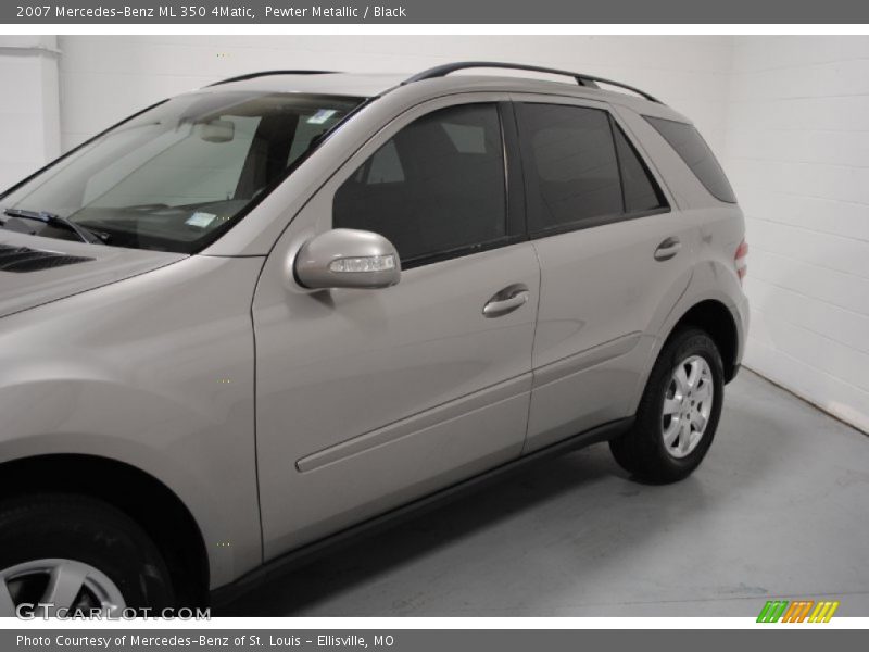 Pewter Metallic / Black 2007 Mercedes-Benz ML 350 4Matic