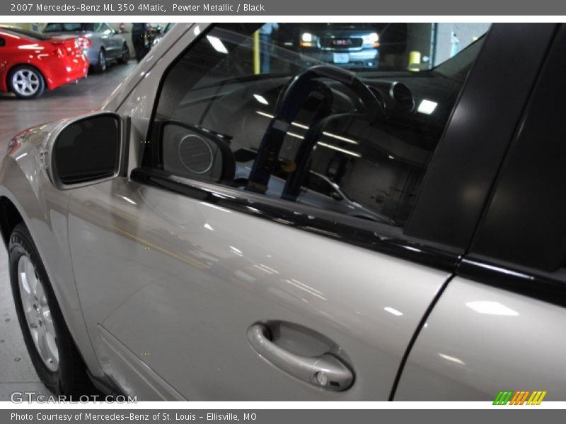 Pewter Metallic / Black 2007 Mercedes-Benz ML 350 4Matic