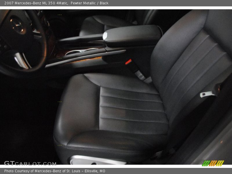 Pewter Metallic / Black 2007 Mercedes-Benz ML 350 4Matic