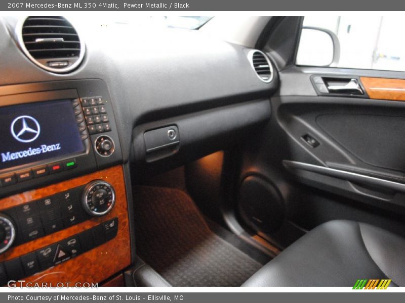 Pewter Metallic / Black 2007 Mercedes-Benz ML 350 4Matic