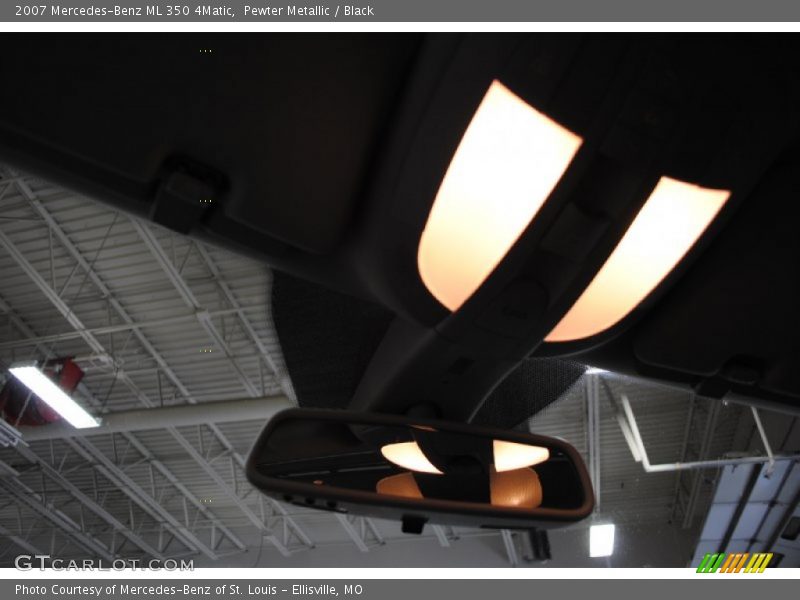 Pewter Metallic / Black 2007 Mercedes-Benz ML 350 4Matic