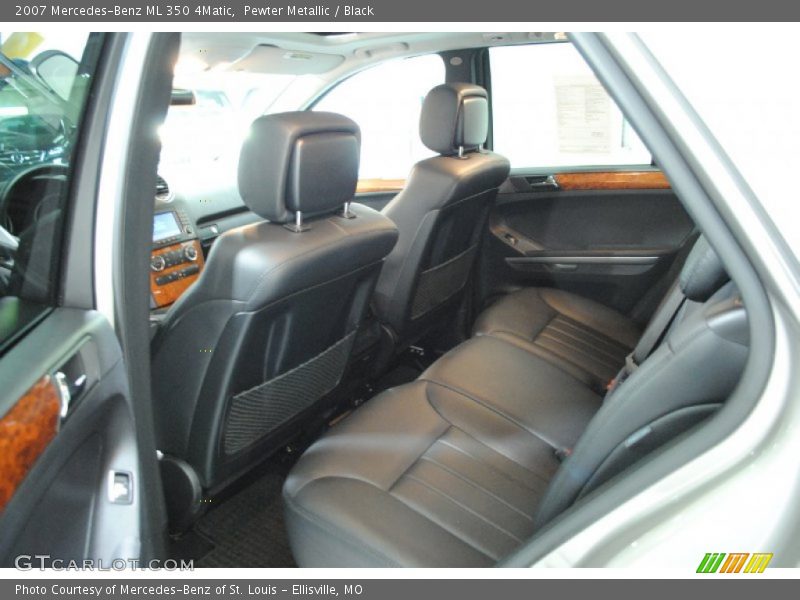 Pewter Metallic / Black 2007 Mercedes-Benz ML 350 4Matic