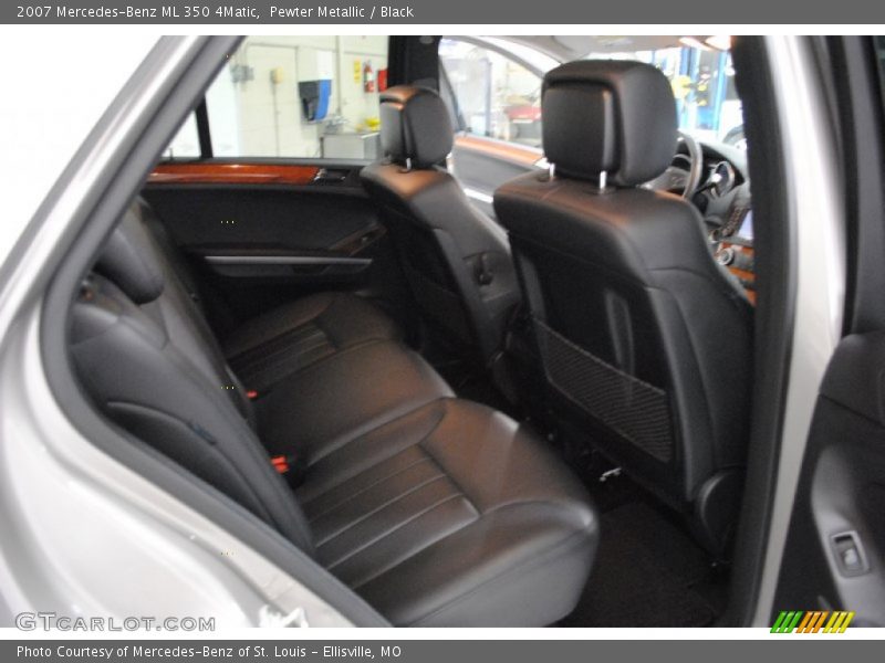 Pewter Metallic / Black 2007 Mercedes-Benz ML 350 4Matic