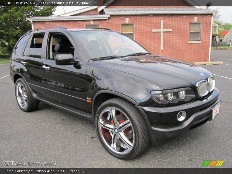 Black Sapphire Metallic / Black 2002 BMW X5 4.4i
