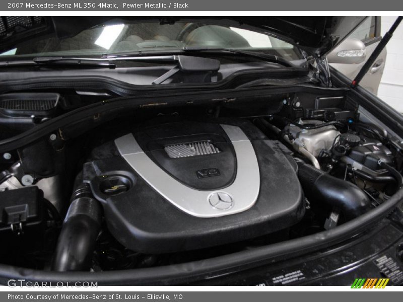 Pewter Metallic / Black 2007 Mercedes-Benz ML 350 4Matic