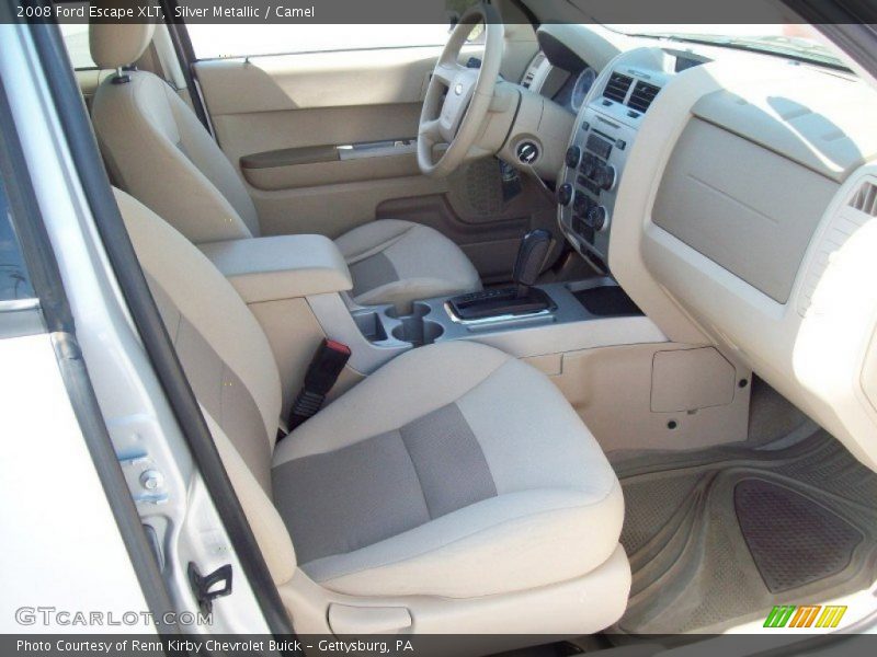 Silver Metallic / Camel 2008 Ford Escape XLT