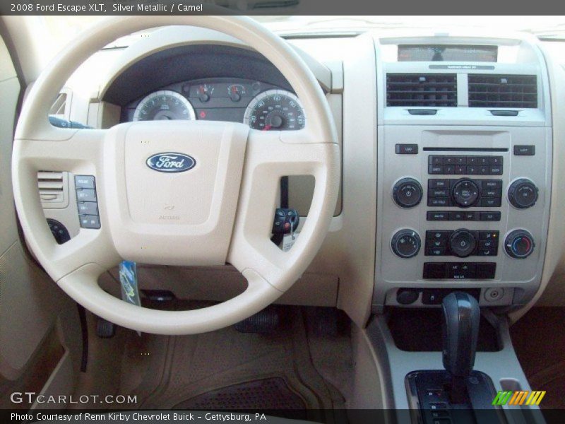 Silver Metallic / Camel 2008 Ford Escape XLT