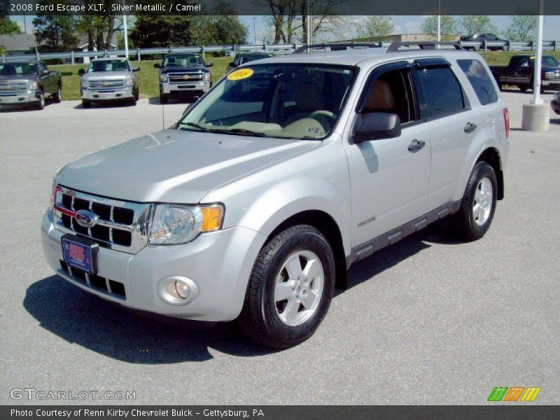 Silver Metallic / Camel 2008 Ford Escape XLT