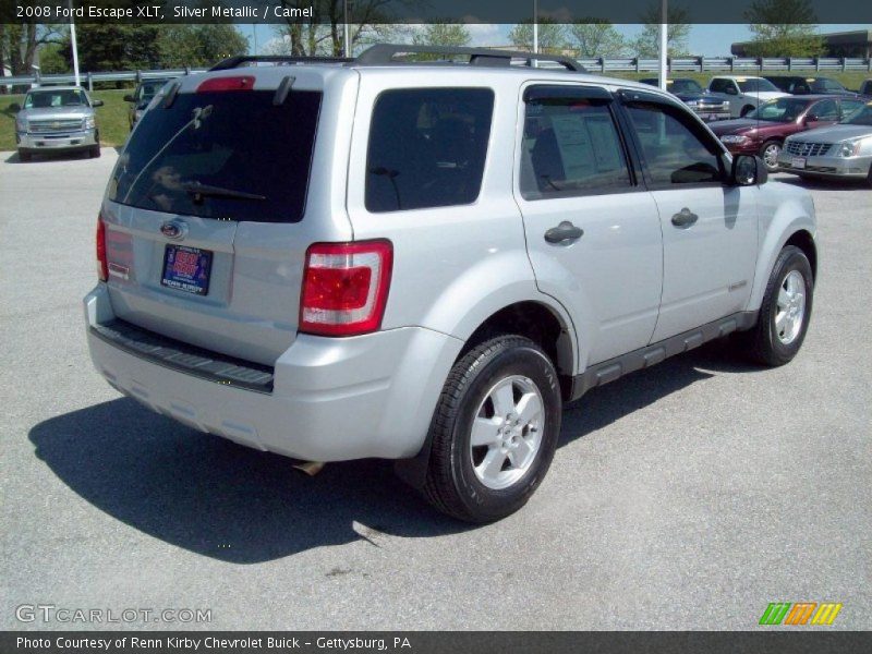 Silver Metallic / Camel 2008 Ford Escape XLT