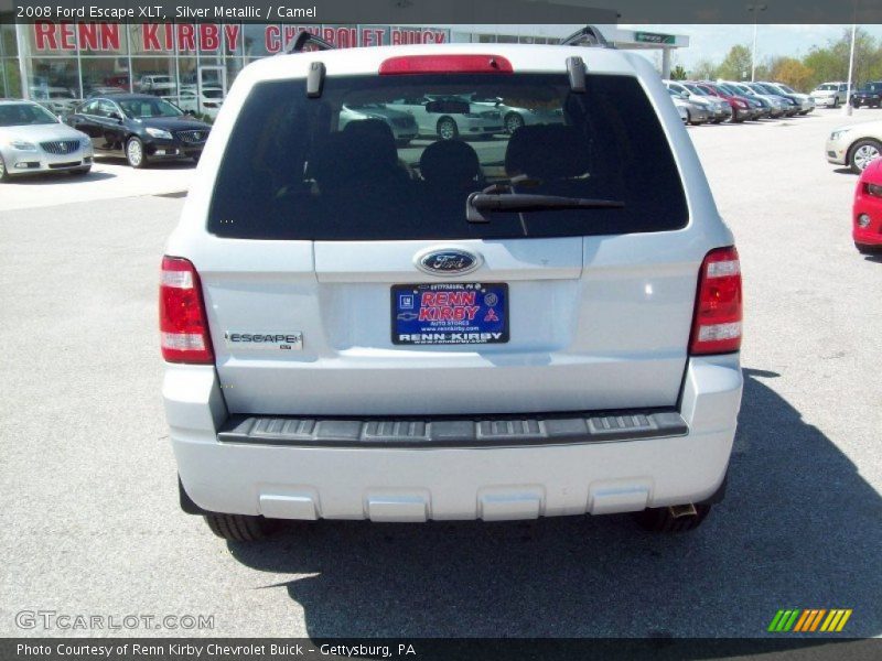 Silver Metallic / Camel 2008 Ford Escape XLT