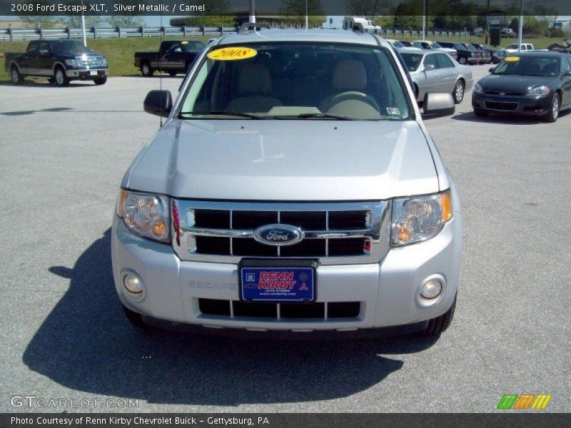 Silver Metallic / Camel 2008 Ford Escape XLT