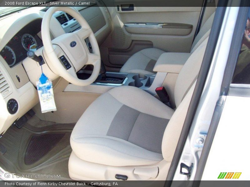 Silver Metallic / Camel 2008 Ford Escape XLT