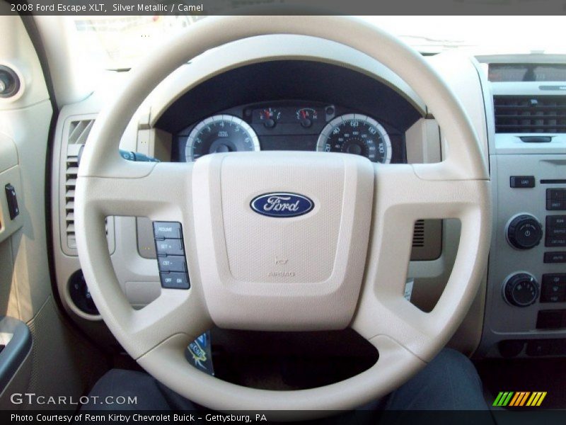 Silver Metallic / Camel 2008 Ford Escape XLT