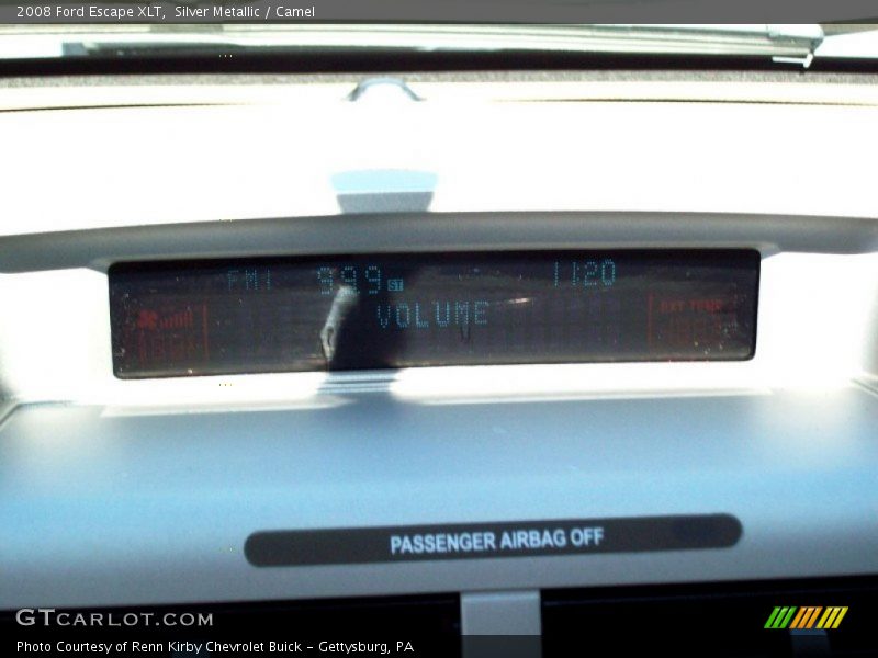 Silver Metallic / Camel 2008 Ford Escape XLT