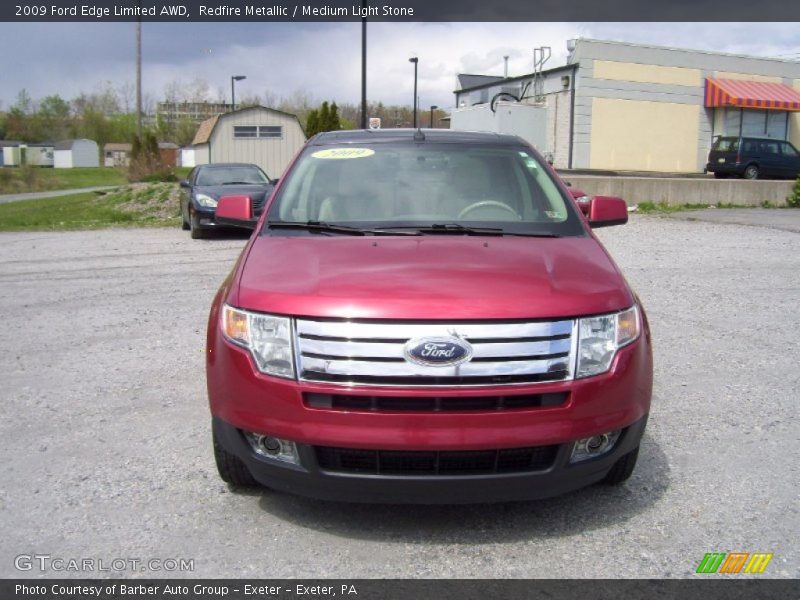 Redfire Metallic / Medium Light Stone 2009 Ford Edge Limited AWD