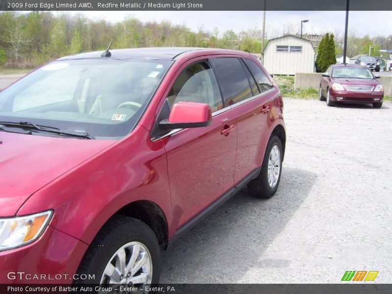 Redfire Metallic / Medium Light Stone 2009 Ford Edge Limited AWD