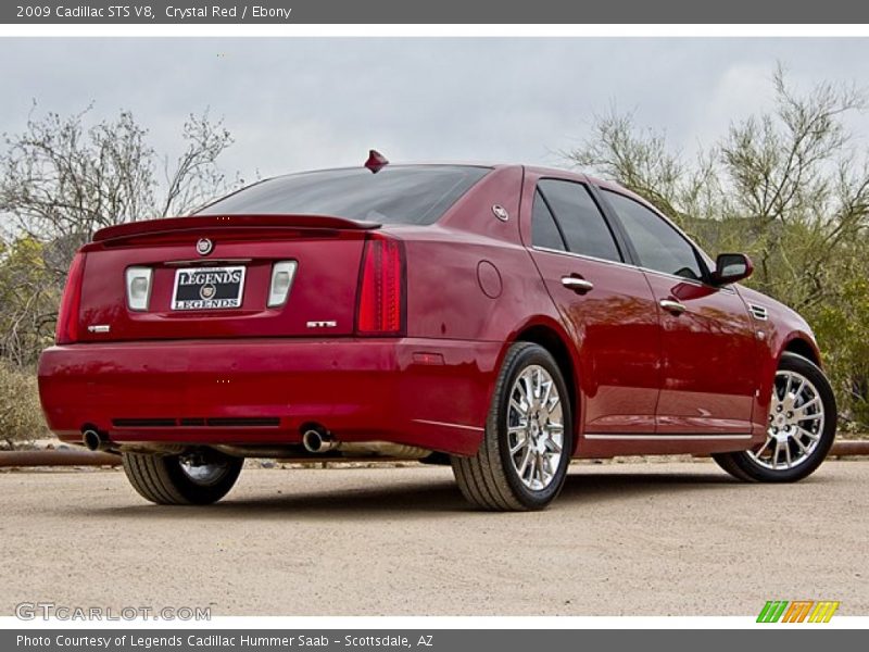 Crystal Red / Ebony 2009 Cadillac STS V8