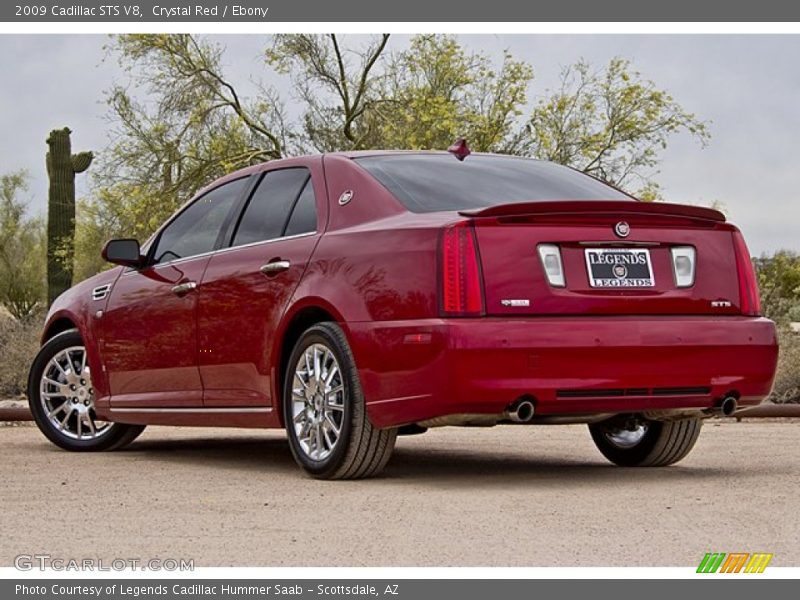 Crystal Red / Ebony 2009 Cadillac STS V8