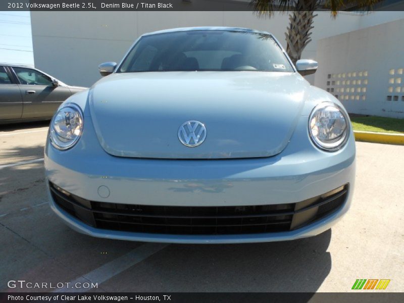 Denim Blue / Titan Black 2012 Volkswagen Beetle 2.5L