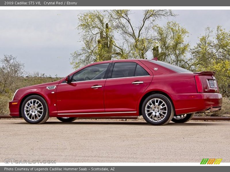 Crystal Red / Ebony 2009 Cadillac STS V8