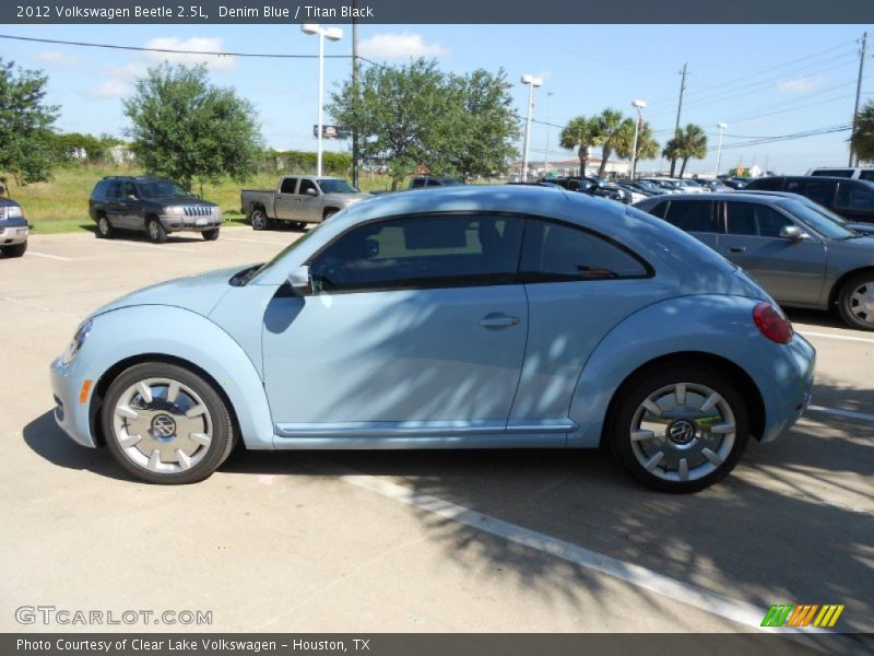 Denim Blue / Titan Black 2012 Volkswagen Beetle 2.5L