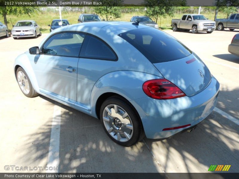 Denim Blue / Titan Black 2012 Volkswagen Beetle 2.5L